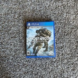 PS4 video game Tom clancy’s GhostRecon breakpoint